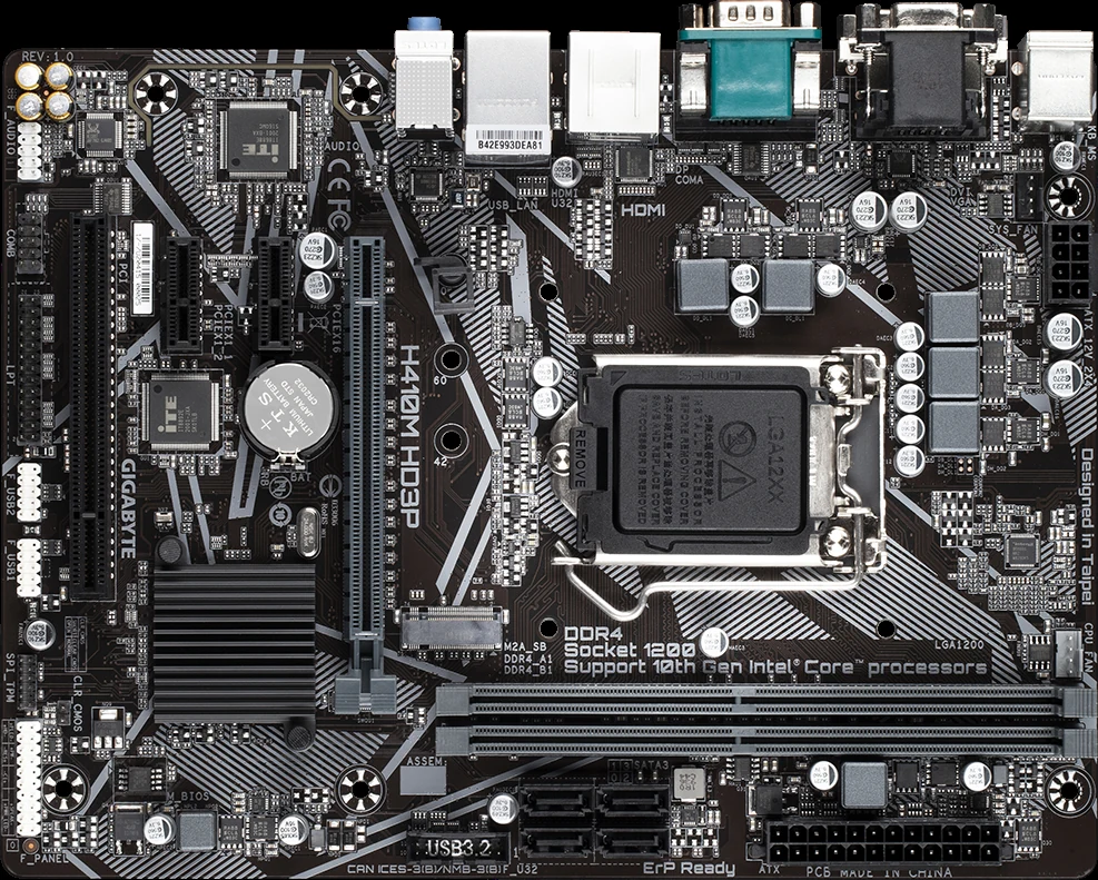 Mainboard Gigabyte H410M HD3P - LGA 1200 - NEW