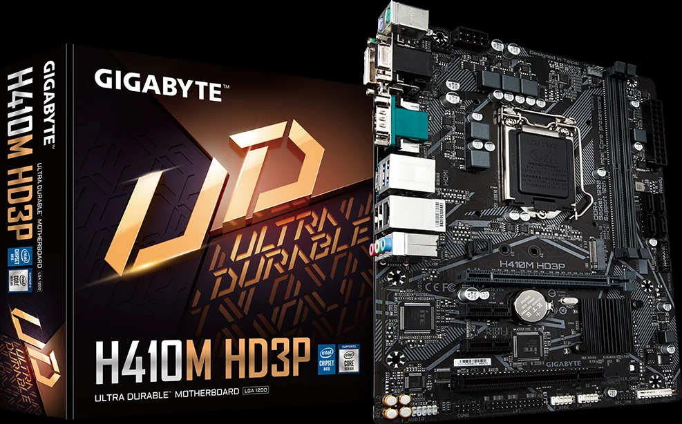 Mainboard Gigabyte H410M HD3P - LGA 1200 - NEW
