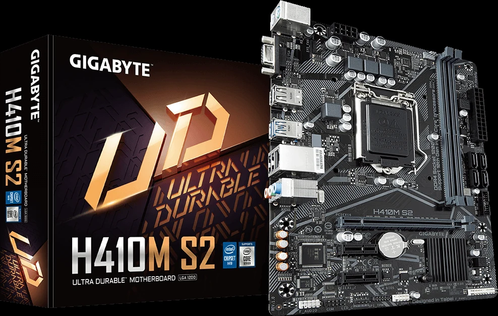 Mainboard Gigabyte H410M S2 - LGA 1200 - NEW