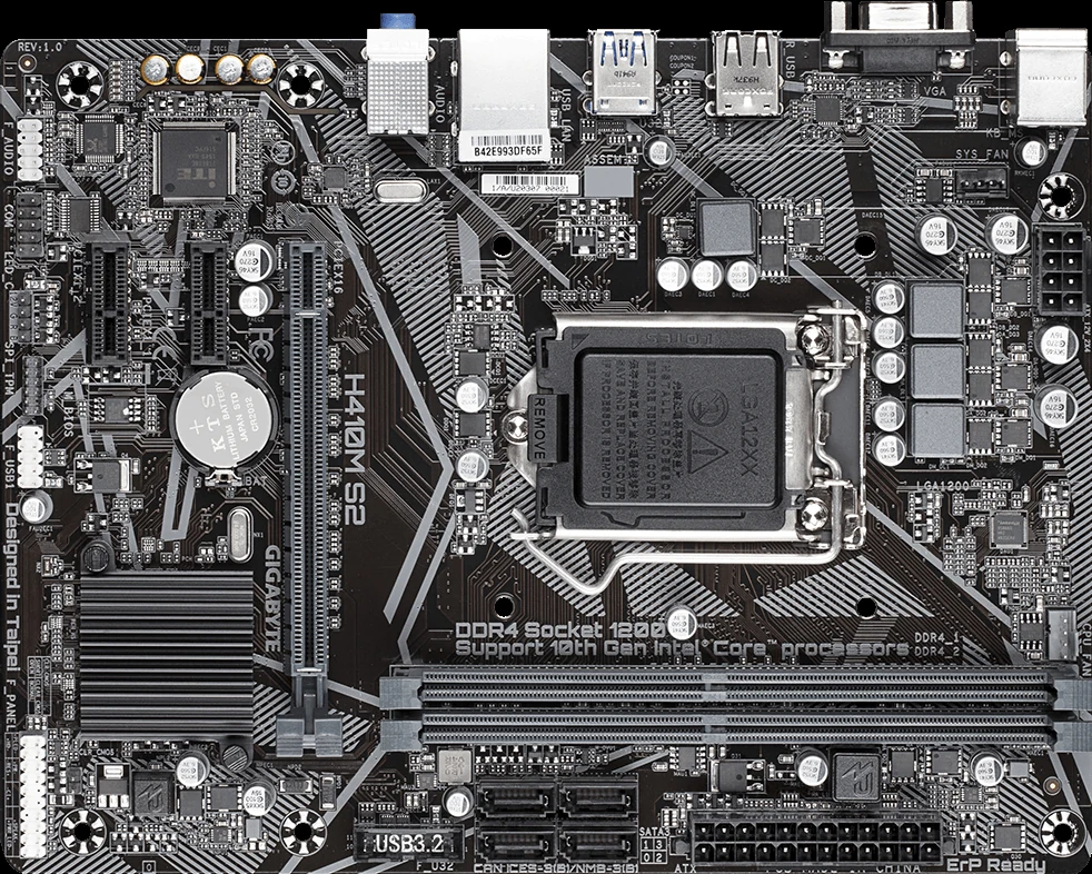 Mainboard Gigabyte H410M S2 - LGA 1200 - NEW