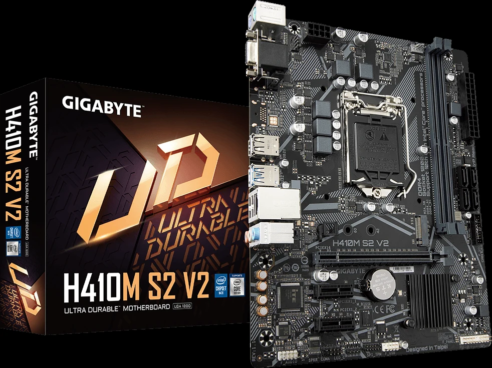 Mainboard Gigabyte H410M S2 V2 - LGA 1200 - NEW