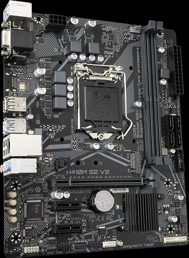 Mainboard Gigabyte H410M S2 V2 - LGA 1200 - NEW