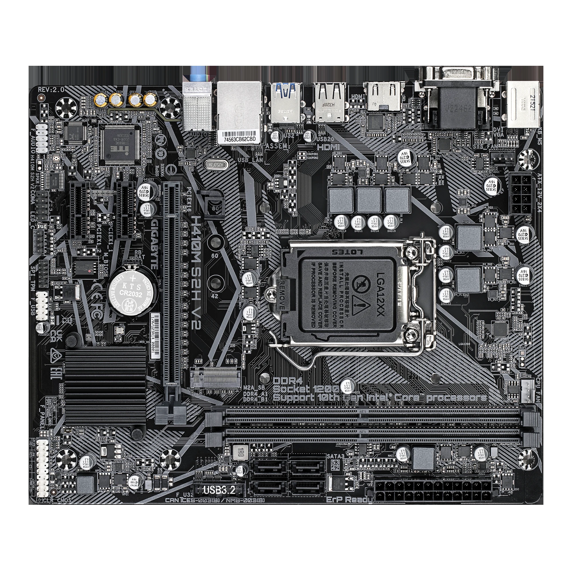 Mainboard Gigabyte H410M S2H - LGA 1200 - NEW