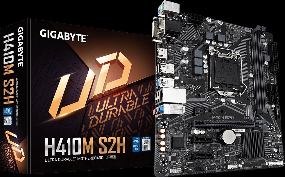 Mainboard Gigabyte H410M S2H - LGA 1200 - NEW
