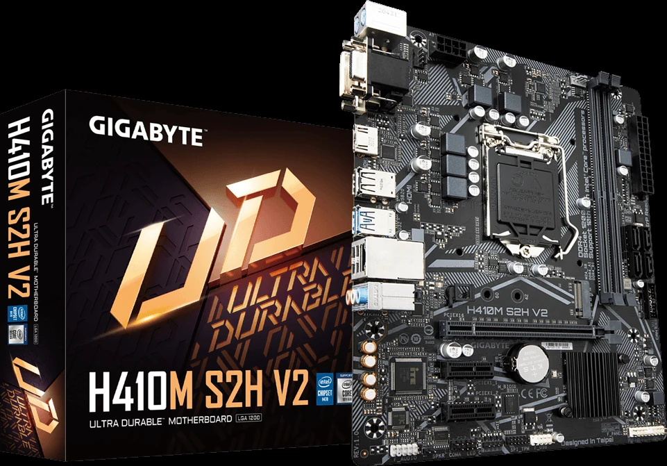 Mainboard Gigabyte H410M S2H V2 - LGA 1200 - NEW