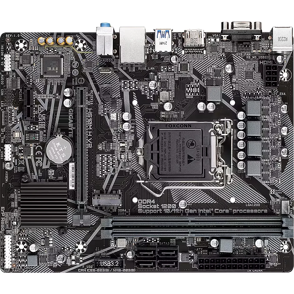 Mainboard Gigabyte H510M H - LGA 1200 - NEW