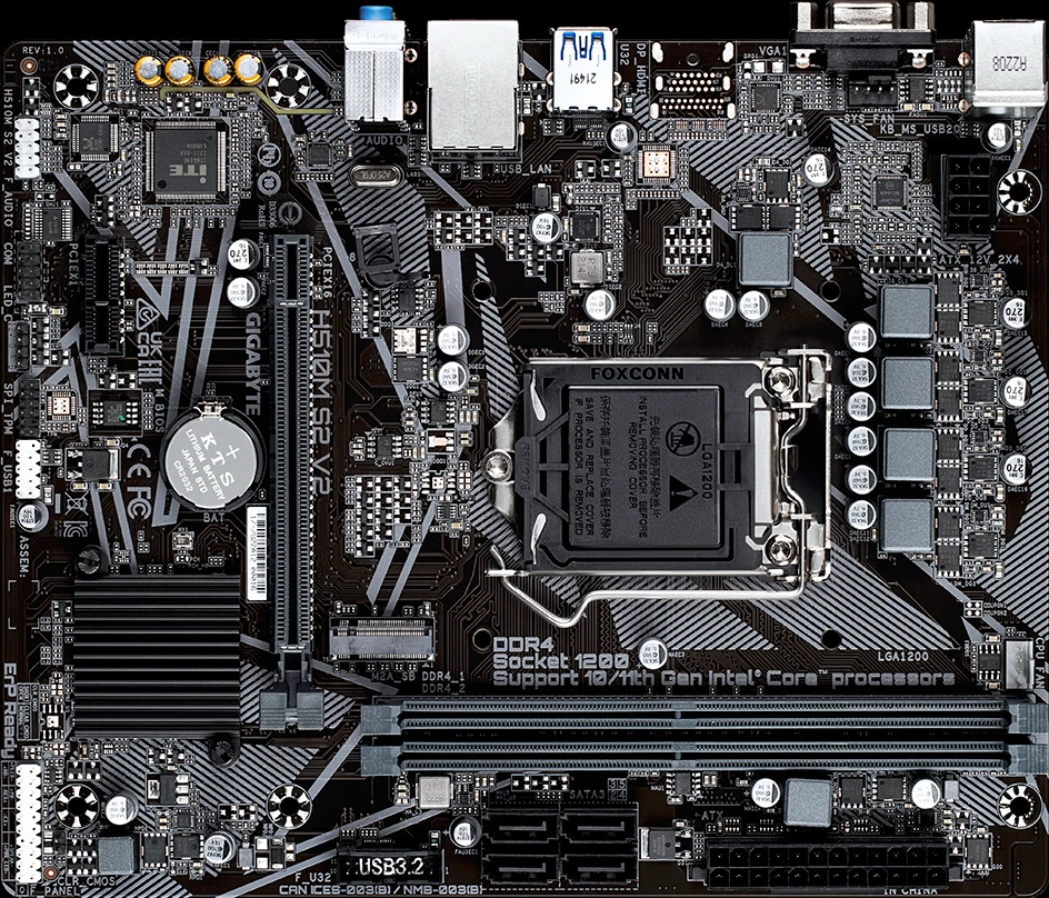 Mainboard Gigabyte H510M S2 V2 - LGA 1200 - NEW