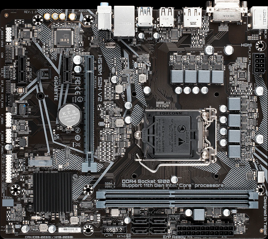 Mainboard Gigabyte H510M S2 V2 - LGA 1200 - NEW