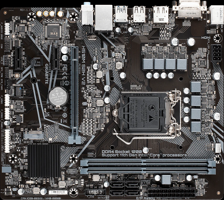 Mainboard Gigabyte H510M S2H - LGA 1200 - NEW