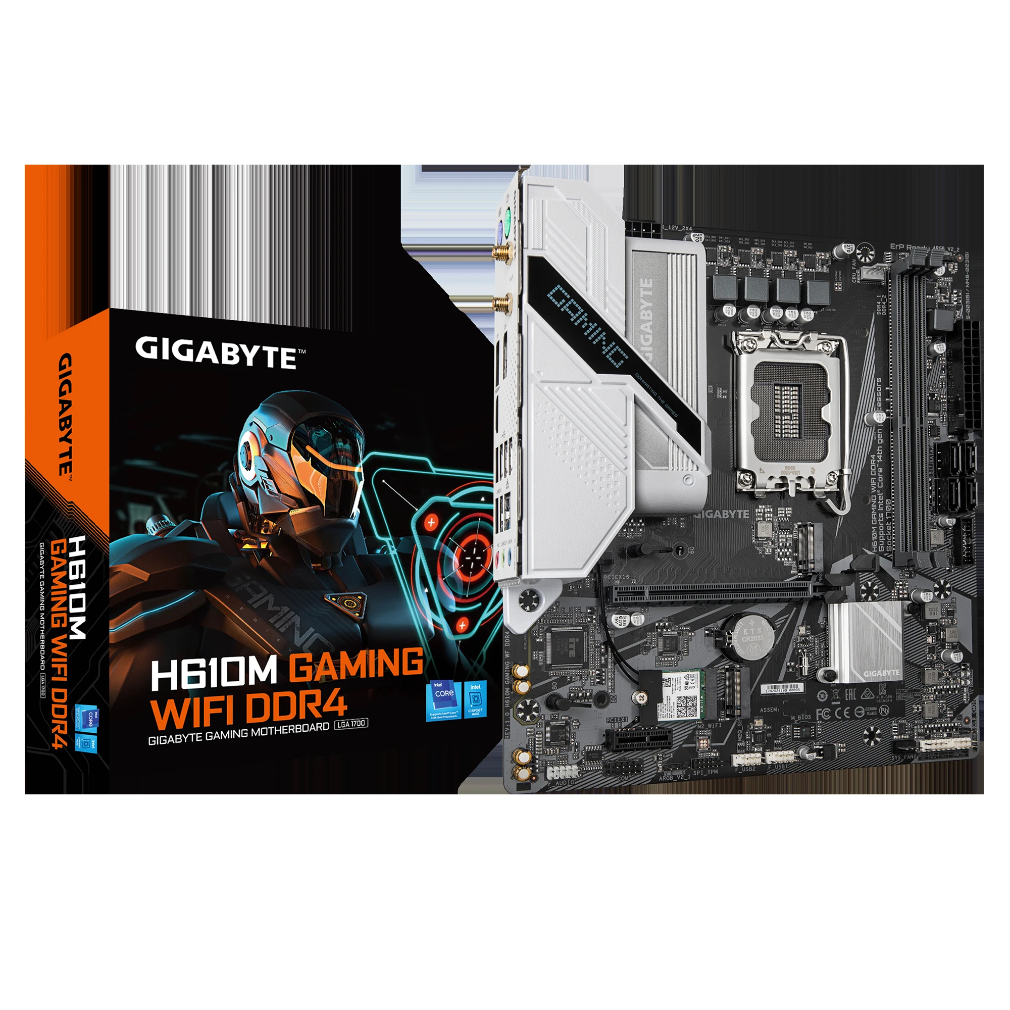 Mainboard Gigabyte H610M GAMING WIFI DDR4 - 2 Khe Ram DDR4 - LGA 1700 - NEW