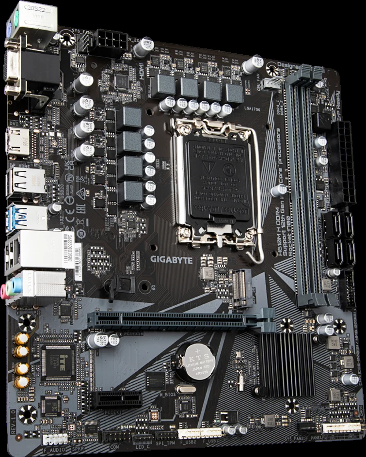 Mainboard Gigabyte H610M H DDR4 - 2 Khe Ram DDR4 - LGA 1700 - NEW