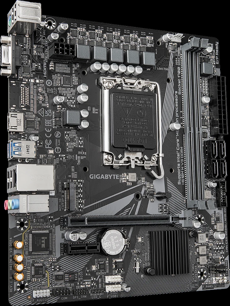 Mainboard Gigabyte H610M H DDR4 - 2 Khe Ram DDR4 - LGA 1700 - NEW