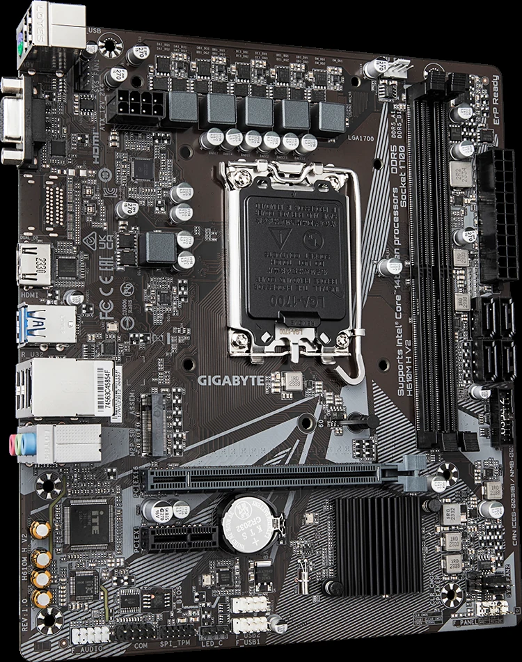 Mainboard Gigabyte H610M H V2 DDR4 - 2 Khe Ram DDR4 - LGA 1700 - NEW