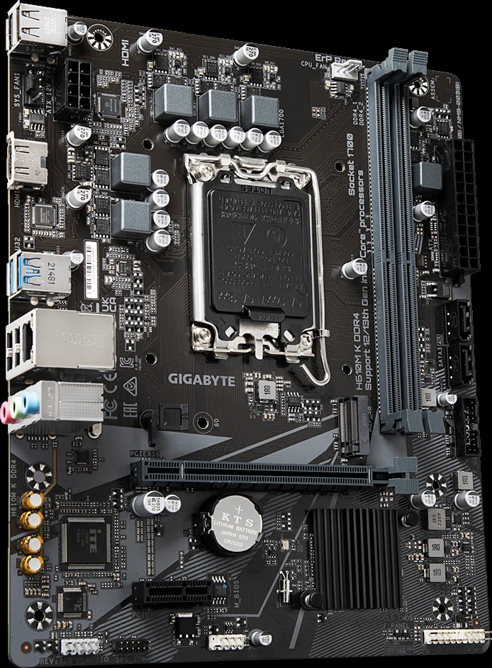 Mainboard Gigabyte H610M K DDR4 - 2 Khe Ram DDR4 - LGA 1700 - NEW