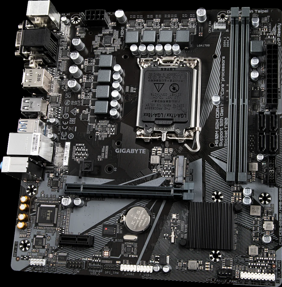 Mainboard Gigabyte H610M S2H DDR4 - 2 Khe Ram DDR4 - LGA 1700 - NEW