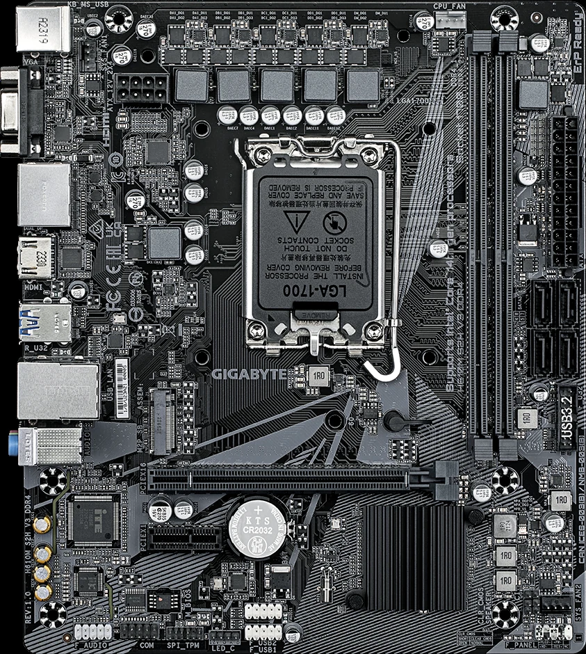Mainboard Gigabyte H610M S2H DDR4 - 2 Khe Ram DDR4 - LGA 1700 - NEW