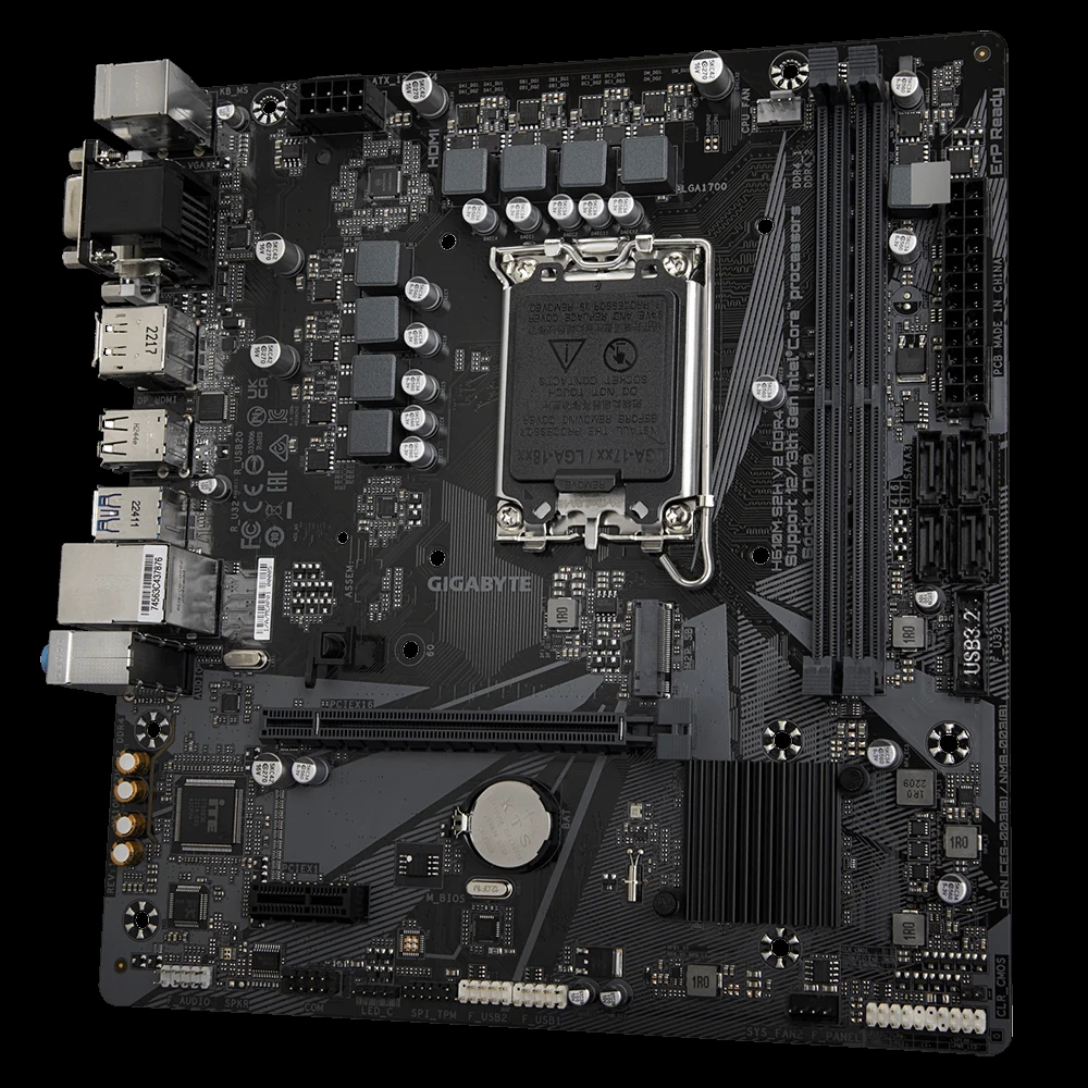 Mainboard Gigabyte H610M S2H V2 DDR4 - 2 Khe Ram DDR4 - LGA 1700 - NEW
