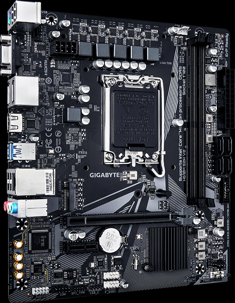 Mainboard Gigabyte H610M S2H V2 DDR4 - 2 Khe Ram DDR4 - LGA 1700 - NEW