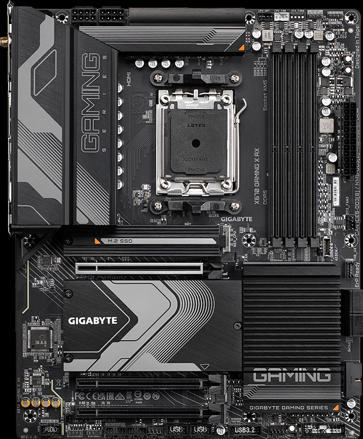 Mainboard Gigabyte X670 GAMING X AX - 4 Khe RAM DDR5 - AM5 - NEW