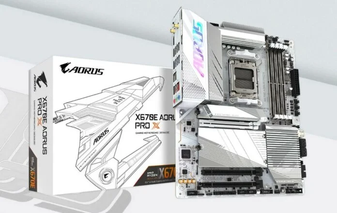 Mainboard Gigabyte X670E AORUS PRO X - 4 Khe RAM DDR5 - AM5 - NEW