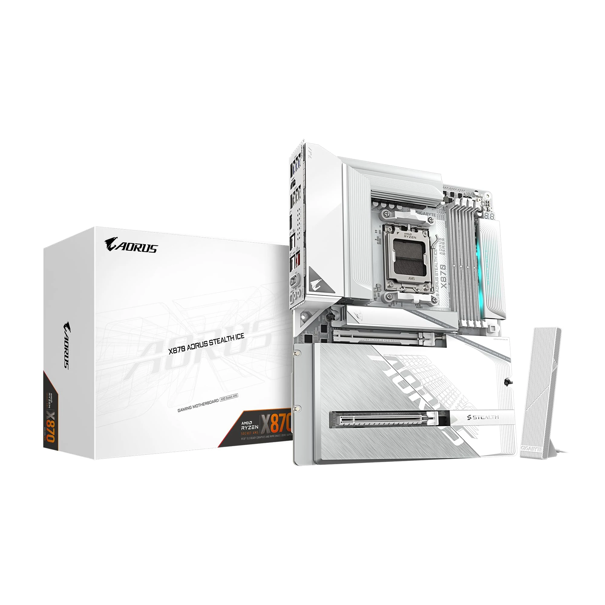 Mainboard Gigabyte X870 AORUS STEALTH - 4 Khe RAM DDR5 - AM5 - NEW