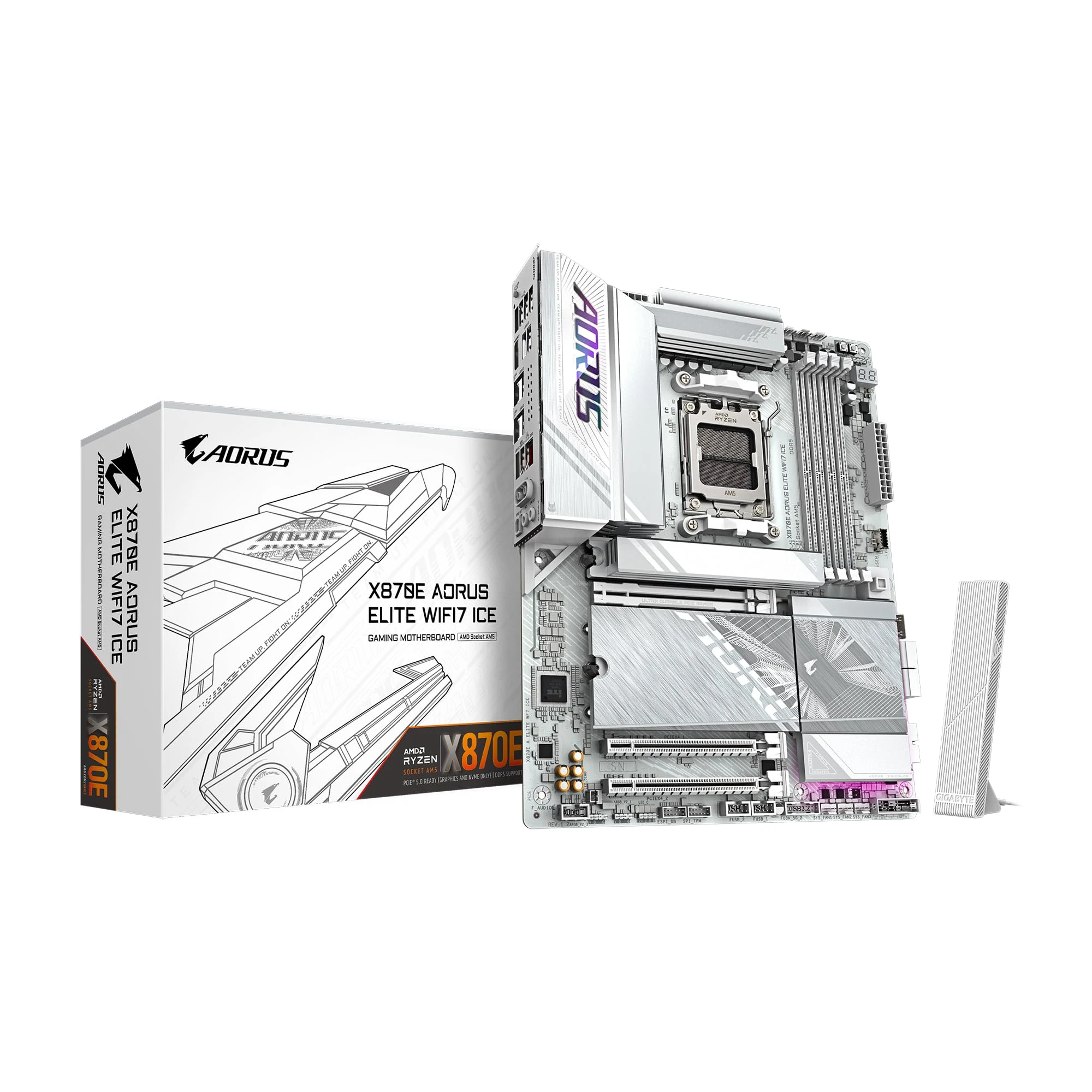 Mainboard Gigabyte X870E AORUS ELITE WIFI7 - 4 Khe RAM DDR5 - AM5 - NEW