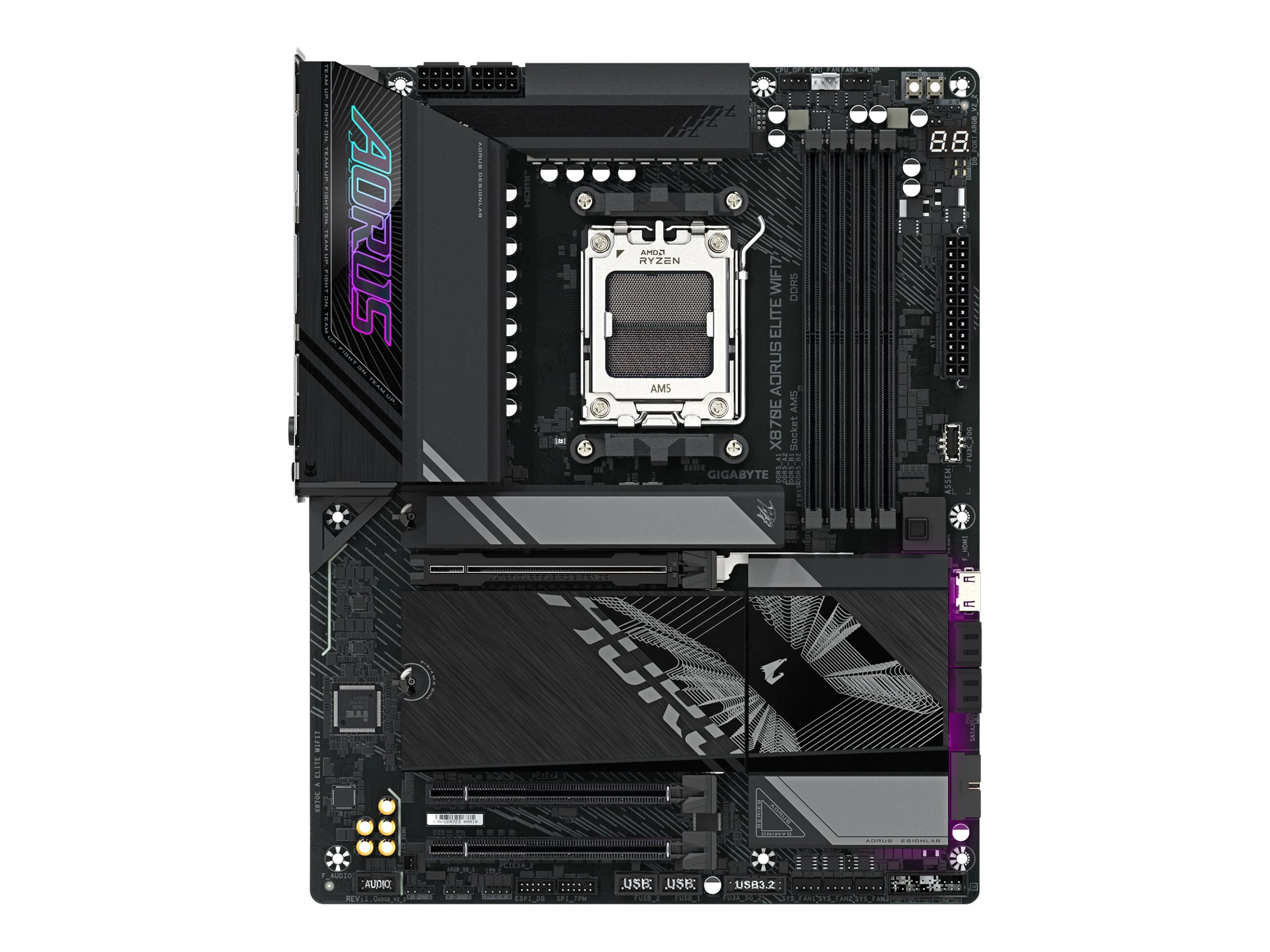 Mainboard Gigabyte X870E AORUS ELITE WIFI7 - 4 Khe RAM DDR5 - AM5 - NEW