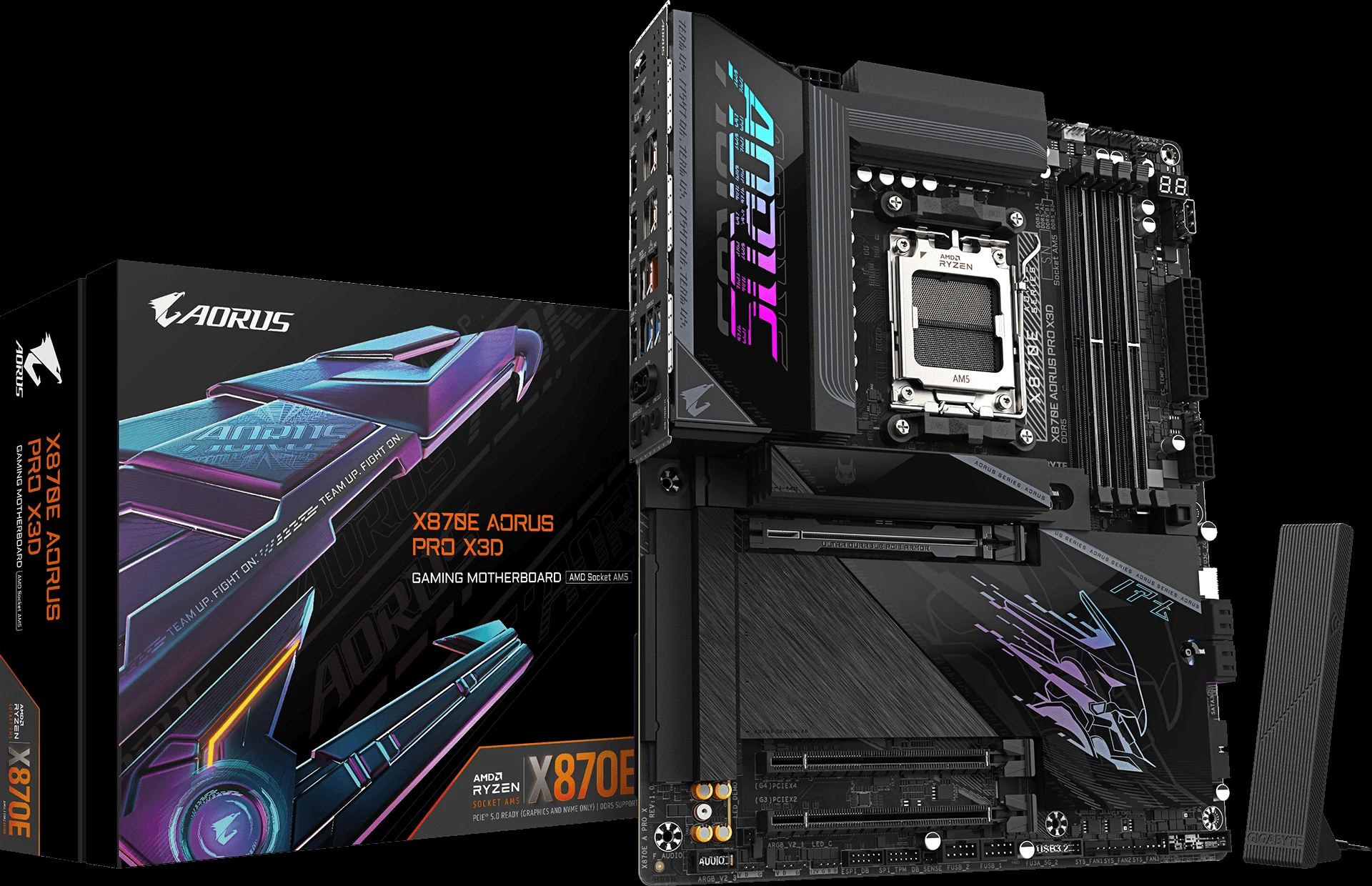 Mainboard Gigabyte X870E AORUS PRO X3D - 4 Khe RAM DDR5 - AM5 - NEW