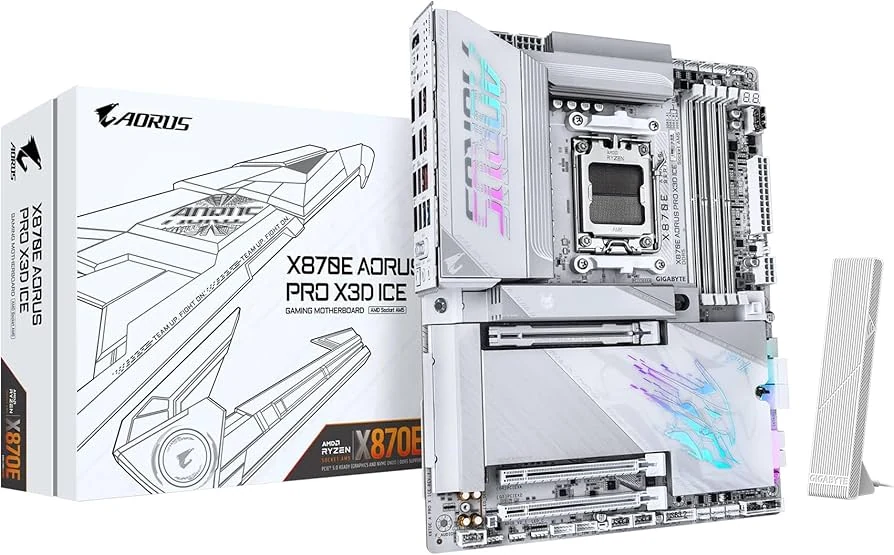 Mainboard Gigabyte X870E AORUS PRO X3D - 4 Khe RAM DDR5 - AM5 - NEW