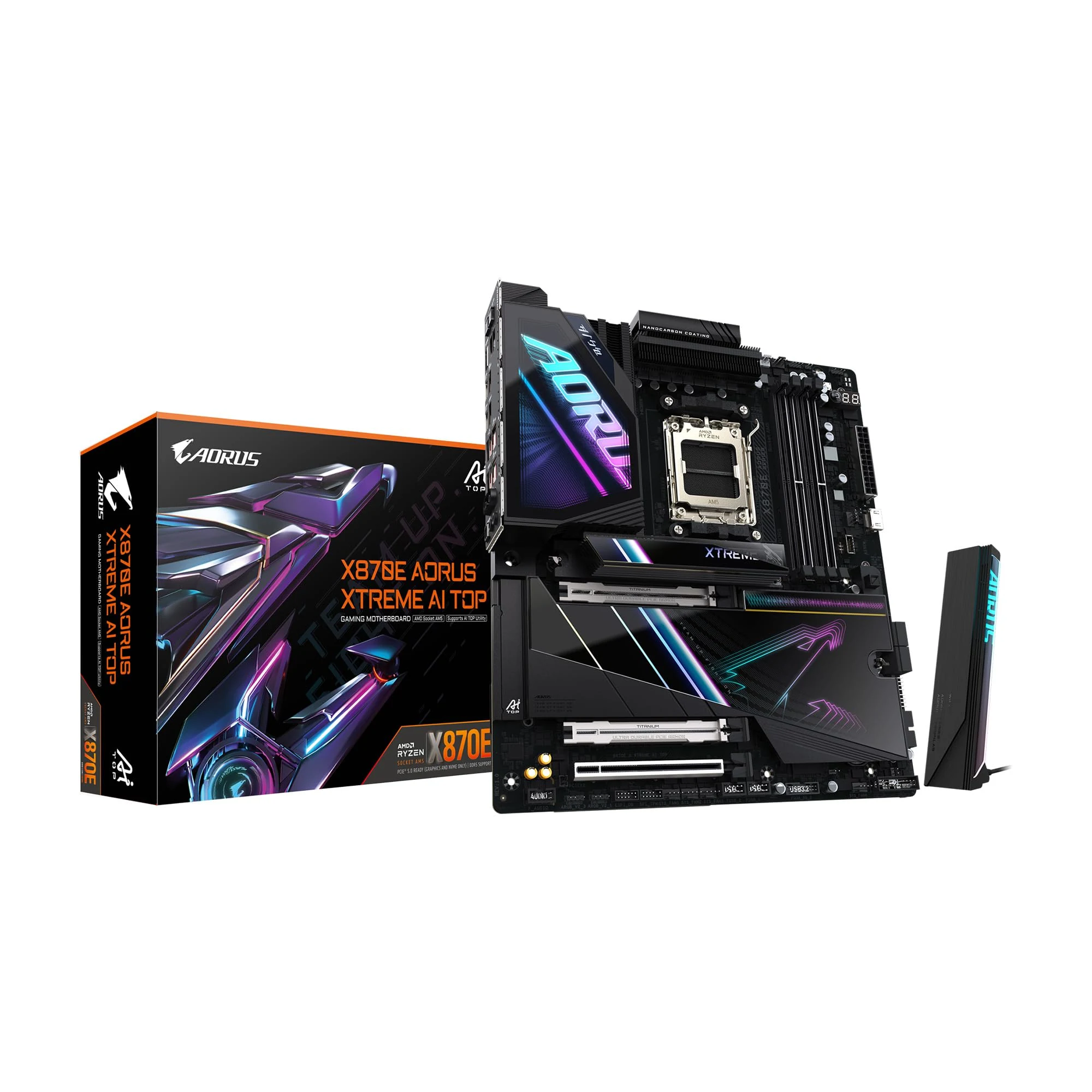 Mainboard Gigabyte X870E AORUS XTREME X3D AI TOP - 4 Khe RAM DDR5 - AM5 - NEW