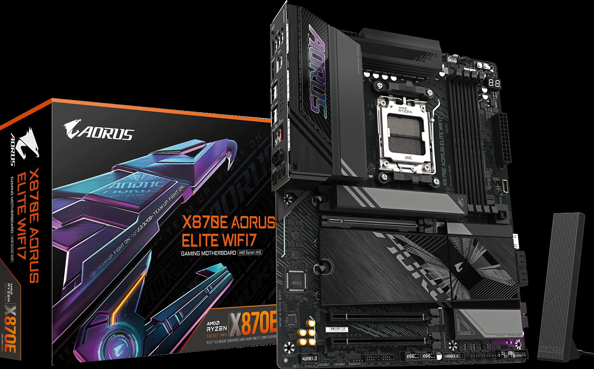 Mainboard Gigabyte X870E EAGLE WIFI7 - 4 Khe RAM DDR5 - AM5 - NEW