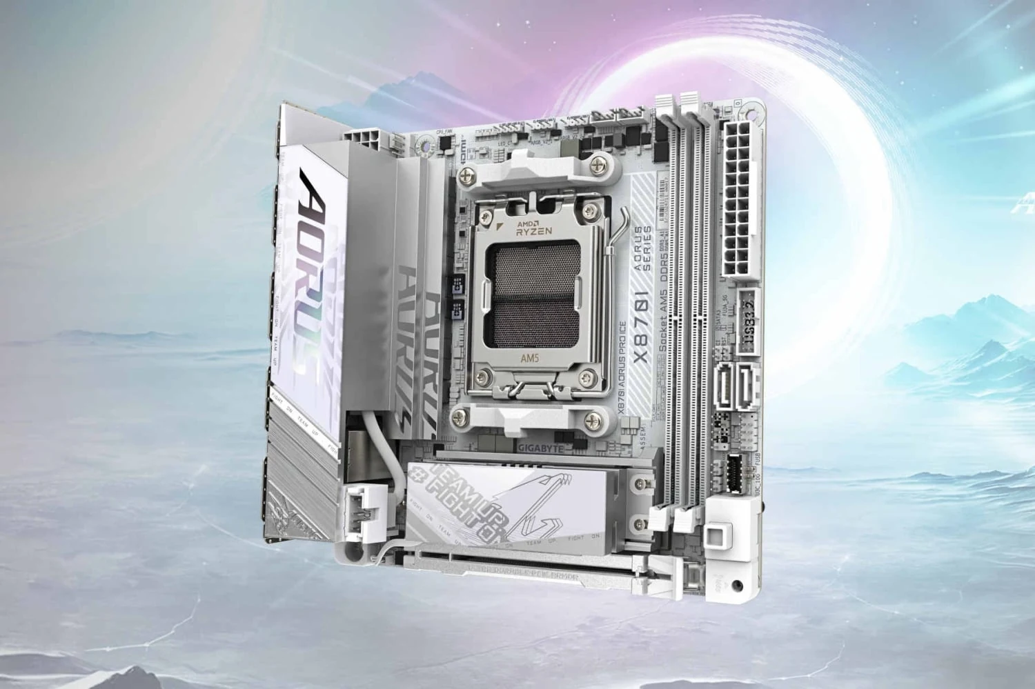 Mainboard Gigabyte X870I AORUS PRO ICE - 2 Khe RAM DDR5 - AM5 - NEW