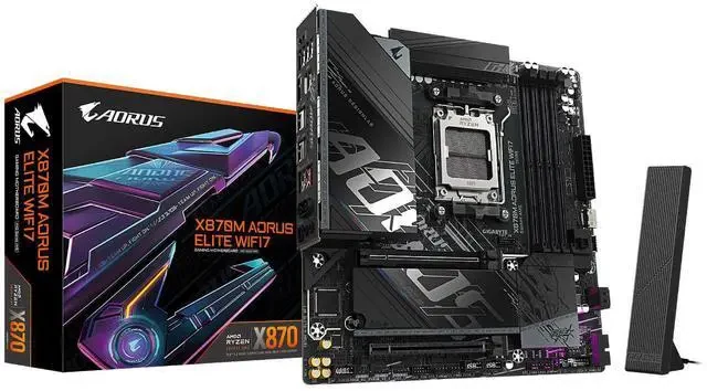 Mainboard Gigabyte X870M AORUS ELITE WIFI7 - 4 Khe RAM DDR5 - AM5 - NEW
