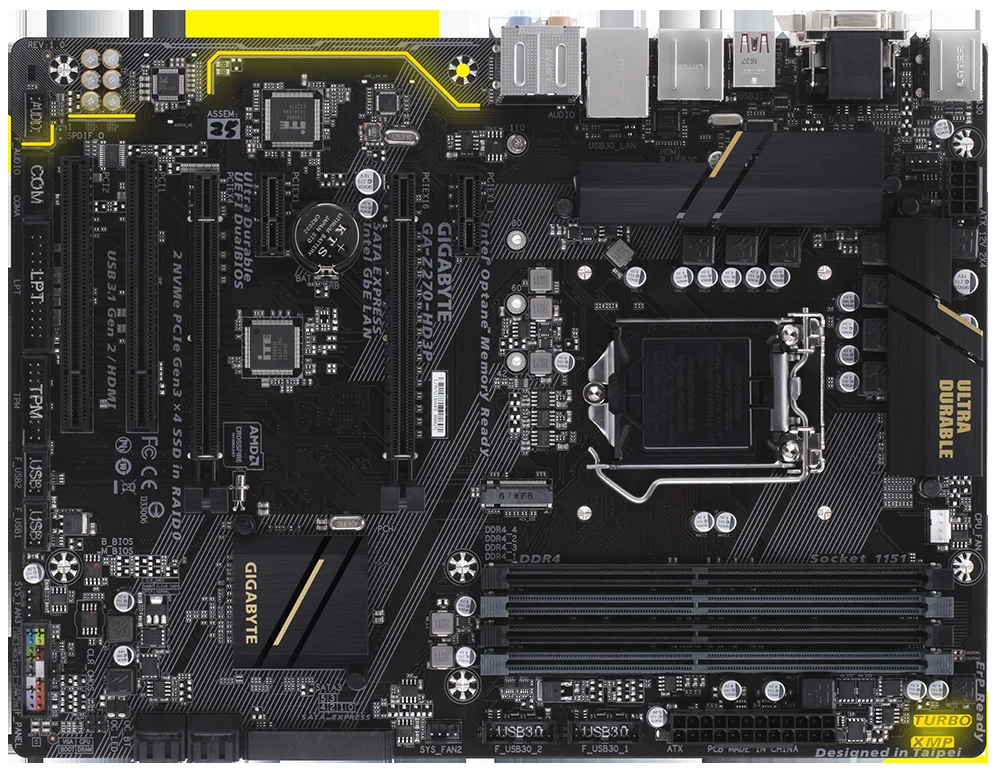 Mainboard Gigabyte Z270-HD3P - LGA 1151 - NEW
