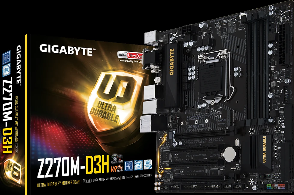 Mainboard Gigabyte Z270M-D3H - LGA 1151 - NEW