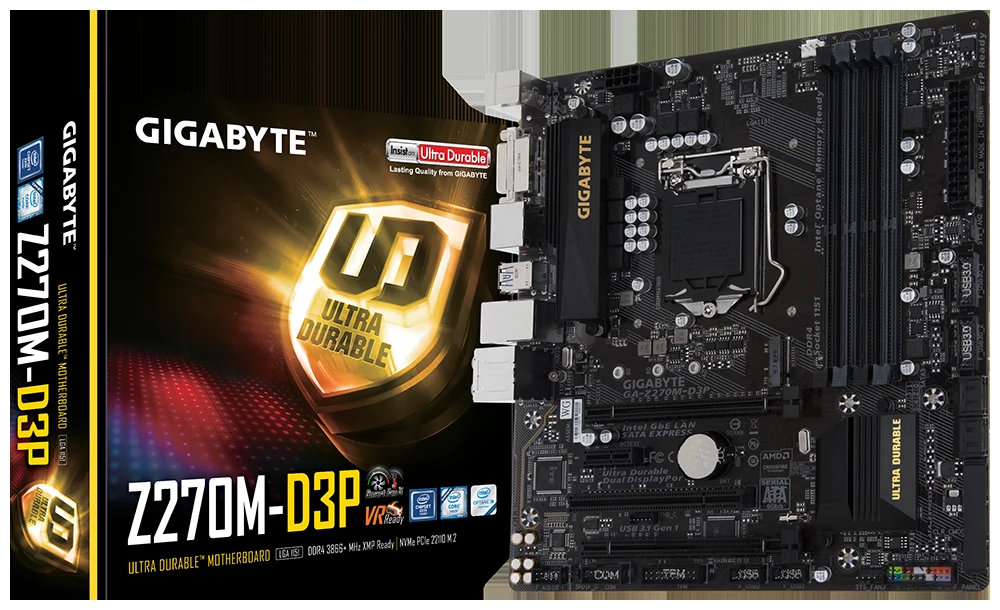Mainboard Gigabyte Z270M-D3P - LGA 1151 - NEW