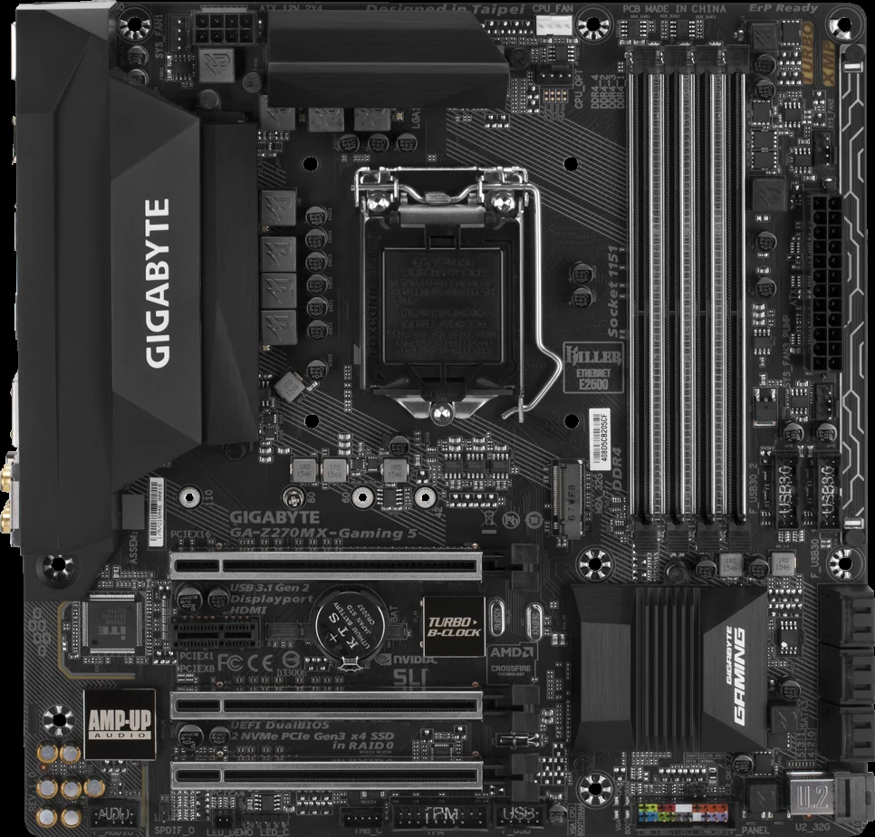 Mainboard Gigabyte Z270MX-Gaming 5 - LGA 1151 - NEW