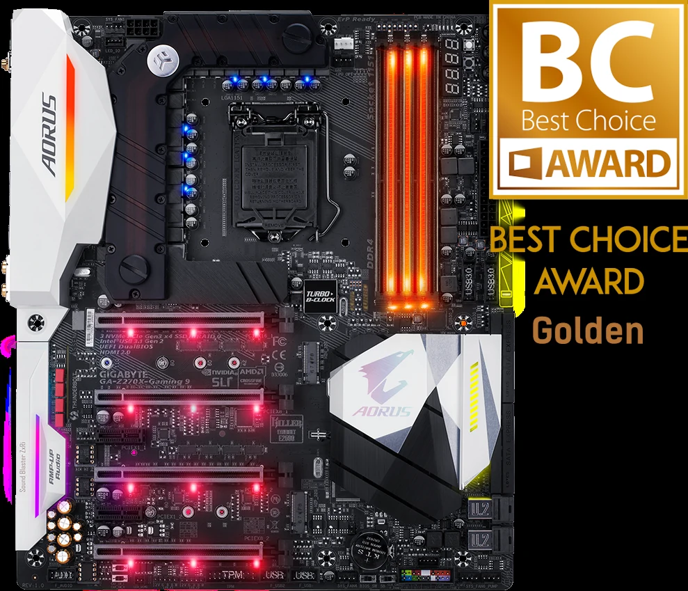 Mainboard Gigabyte Z270X-Gaming 9 - LGA 1151 - NEW