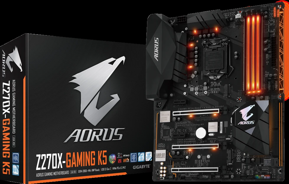 Mainboard Gigabyte Z270X-Gaming K5 - LGA 1151 - NEW