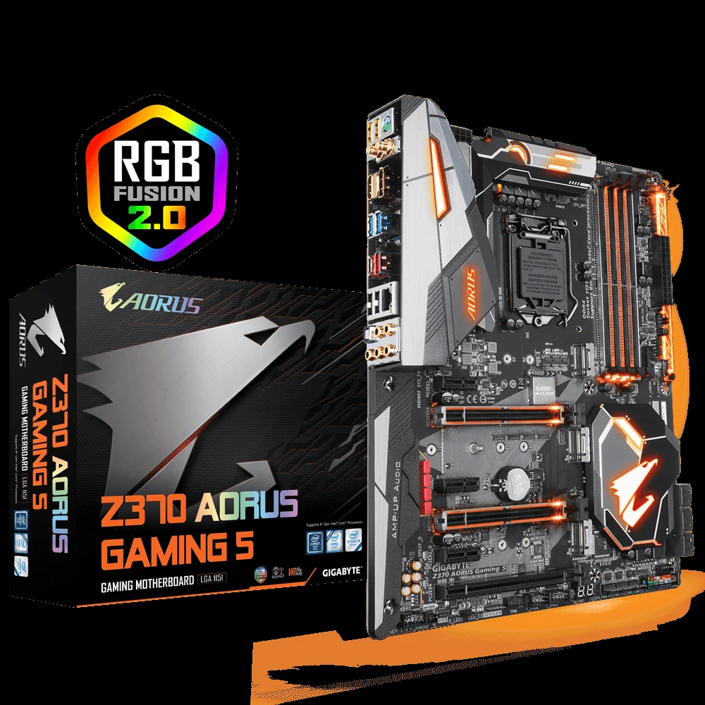Mainboard Gigabyte Z370 AORUS Gaming 5 - LGA 1151 - NEW