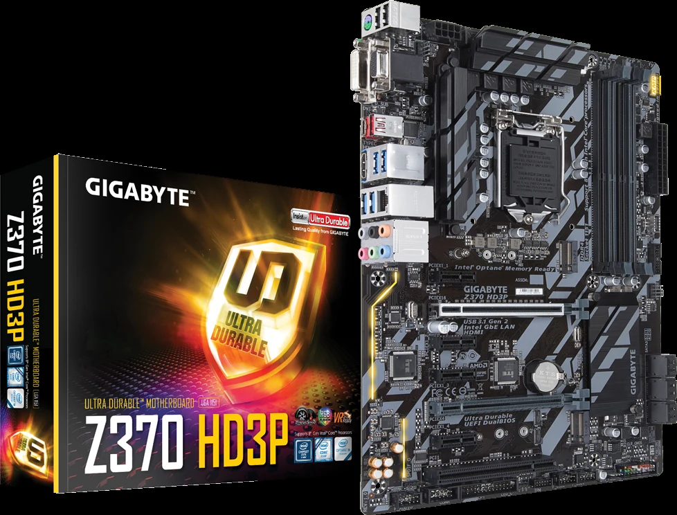 Mainboard Gigabyte Z370 HD3P - LGA 1151 - NEW