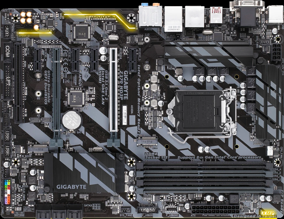 Mainboard Gigabyte Z370 HD3P - LGA 1151 - NEW