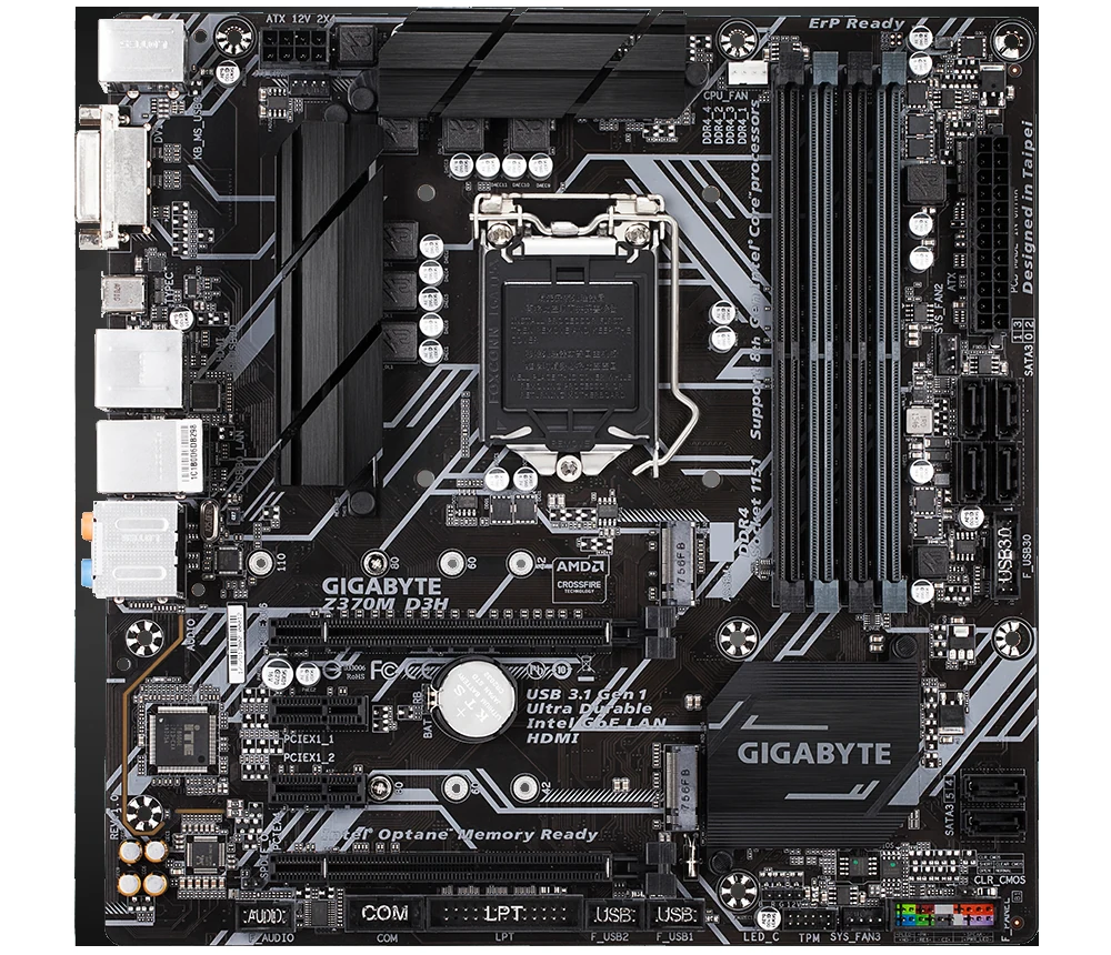 Mainboard Gigabyte Z370M D3H - LGA 1151 - NEW