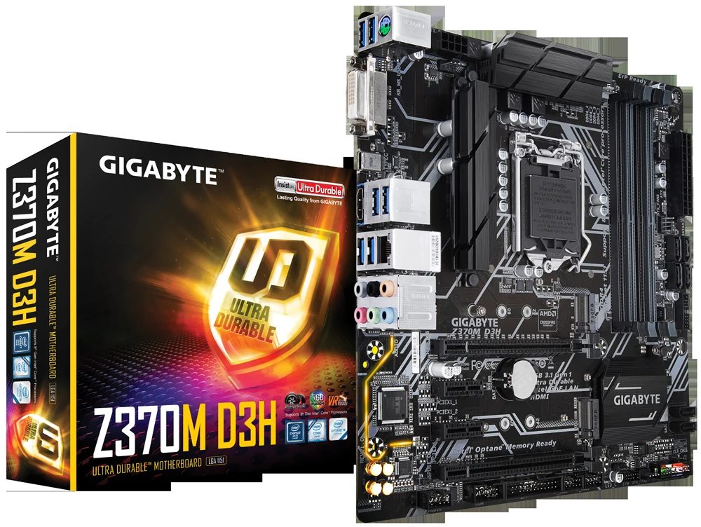 Mainboard Gigabyte Z370M D3H - LGA 1151 - NEW