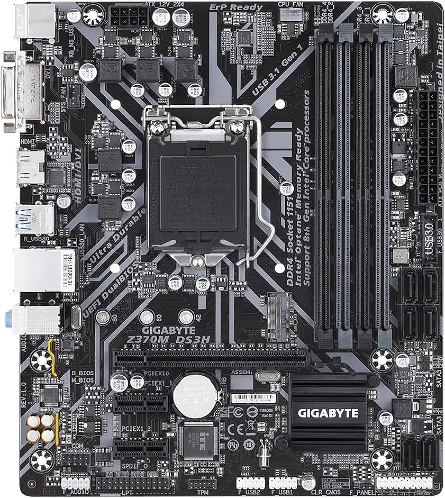 Mainboard Gigabyte Z370M DS3H - LGA 1151 - NEW