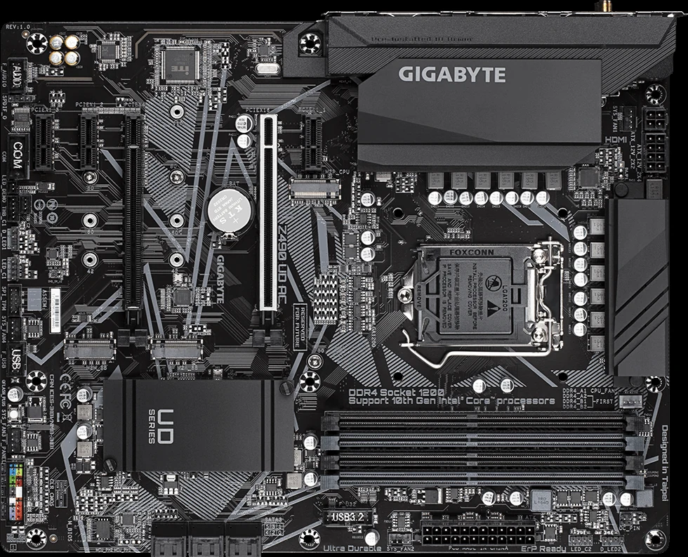 Mainboard Gigabyte Z490 UD AC - LGA 1200 - NEW