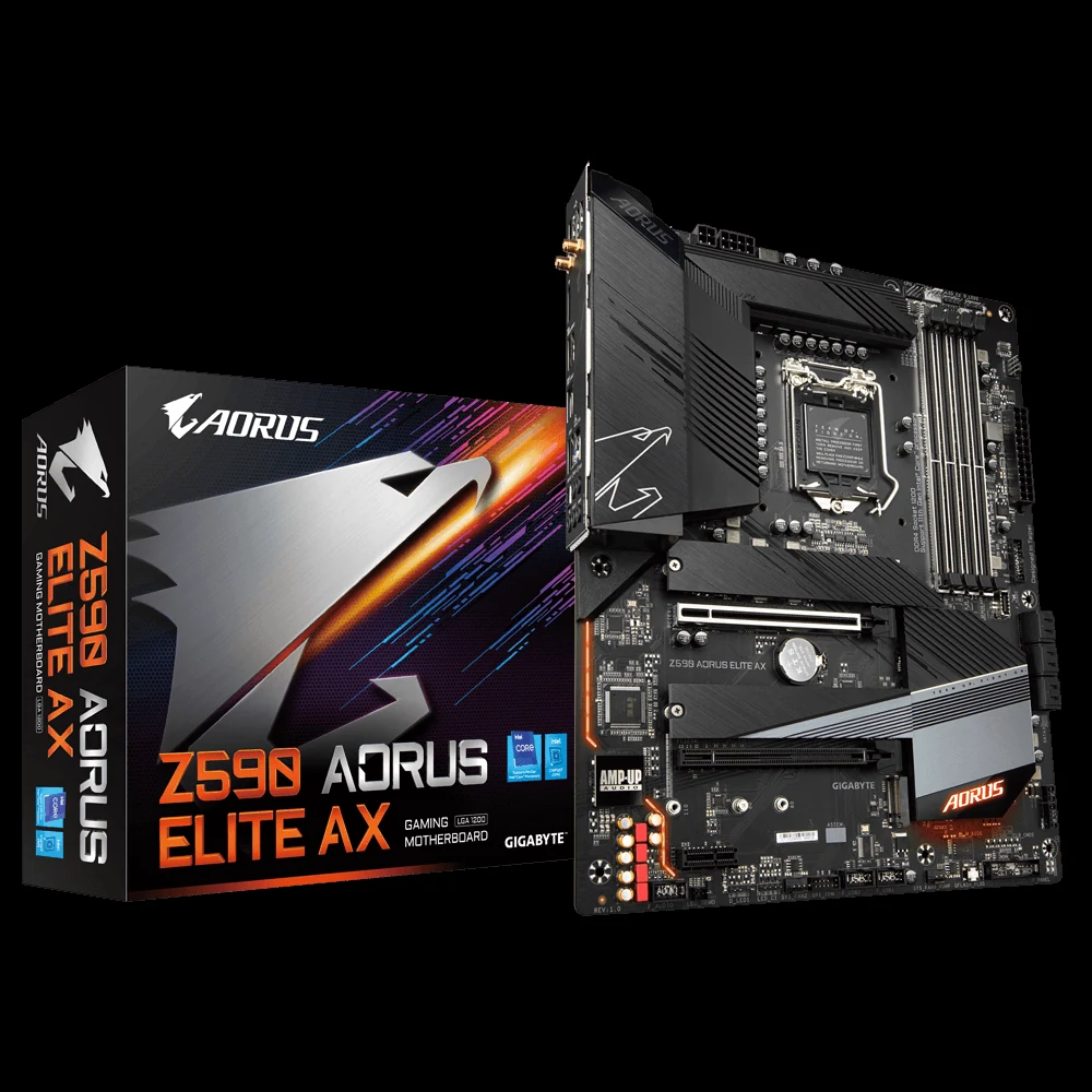 Mainboard Gigabyte Z590 AORUS ELITE AX - LGA 1200 - NEW