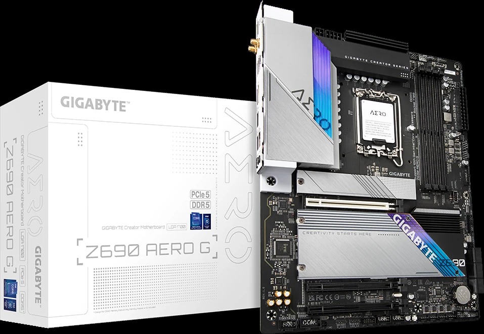Mainboard Gigabyte Z690 Aero G - 4 Khe RAM DDR5 - LGA 1700 - NEW