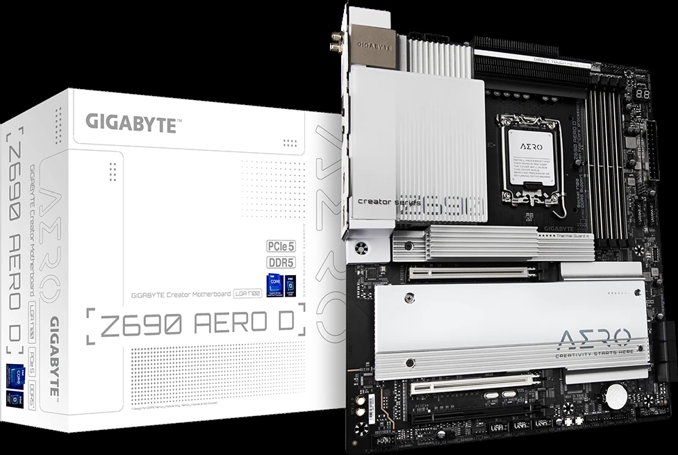 Mainboard Gigabyte Z690 Aero G - 4 Khe RAM DDR5 - LGA 1700 - NEW