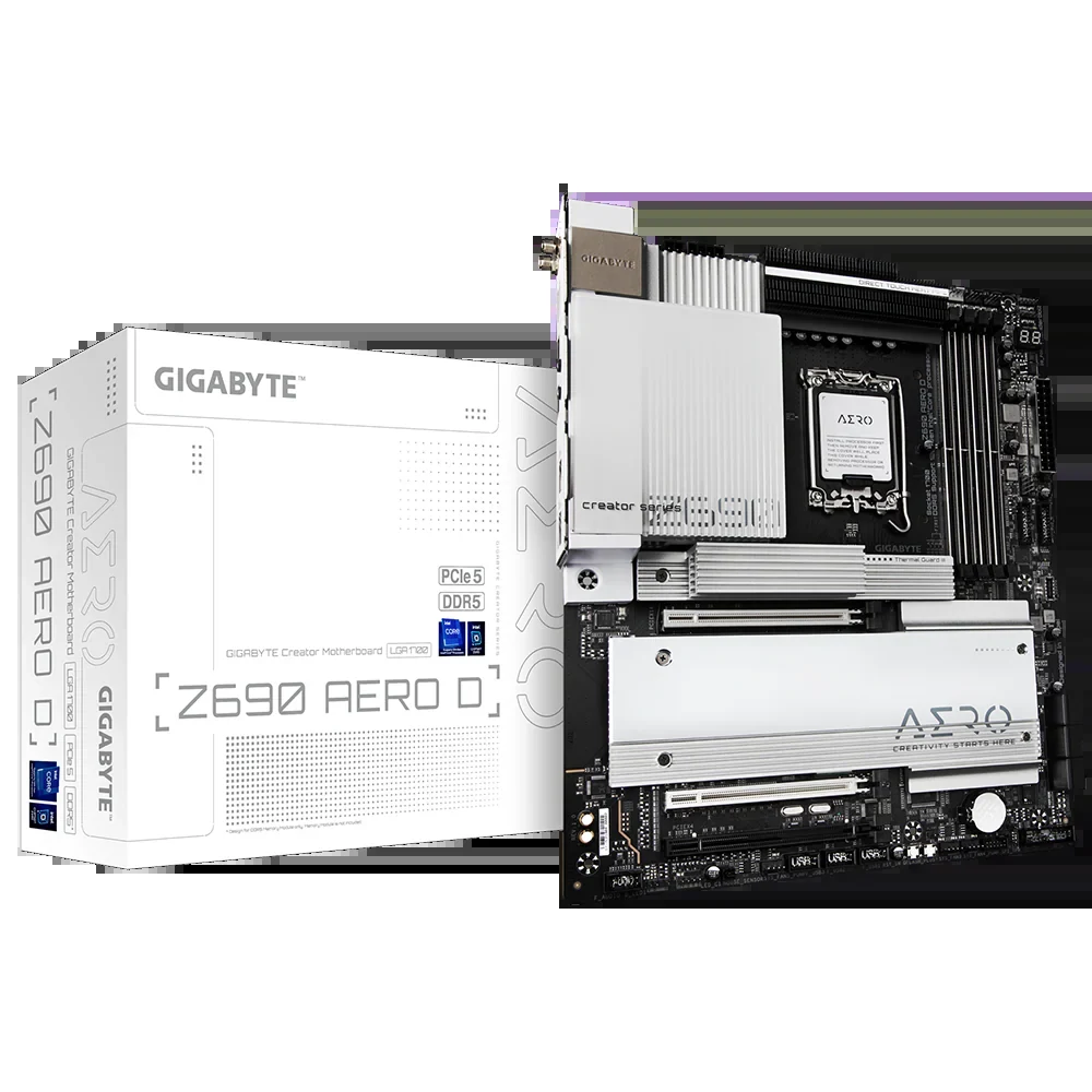Mainboard Gigabyte Z690 Aero G DDR4 - 4 Khe RAM DDR4 - LGA 1700 - NEW